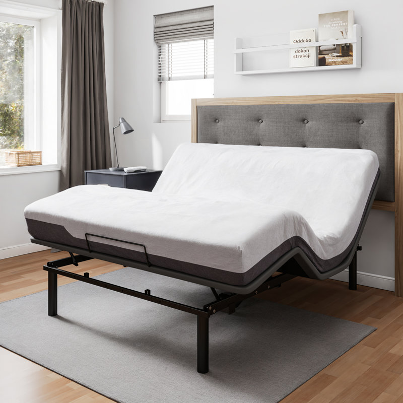Emilsy Adjustable Bed Alwyn Home Size Queen